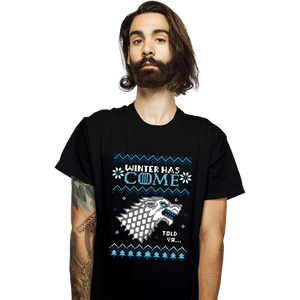 Secret_Shirts T-Shirts, Unisex / Small / Black Ugly Winter