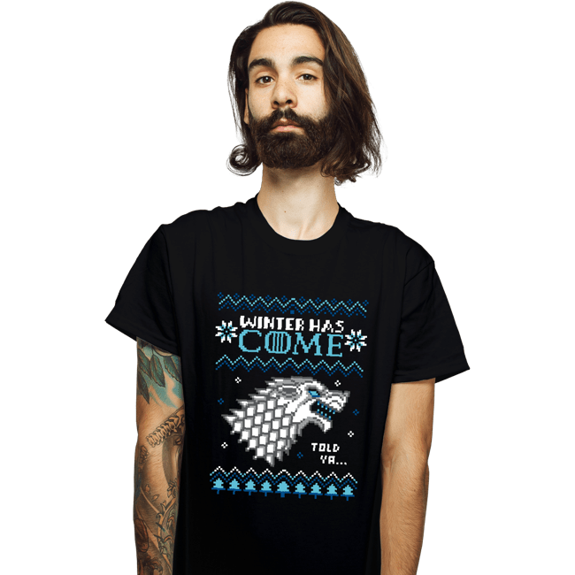 Secret_Shirts T-Shirts, Unisex / Small / Black Ugly Winter