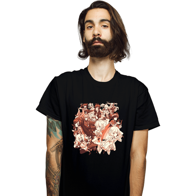 Secret_Shirts T-Shirts, Unisex / Small / Black Genshin