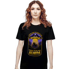 Load image into Gallery viewer, Secret_Shirts T-Shirts, Unisex / Small / Black Death Taxes And Aliens

