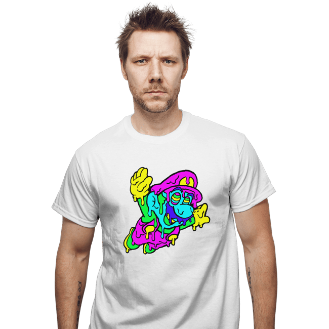 Secret_Shirts T-Shirts, Unisex / Small / White Trip Mario