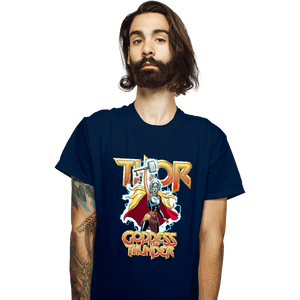 Daily_Deal_Shirts T-Shirts, Unisex / Small / Navy Mighty Thor