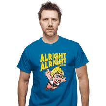 Load image into Gallery viewer, Shirts T-Shirts, Unisex / Small / Sapphire Super Alright Bros.

