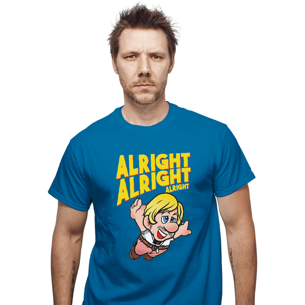 Shirts T-Shirts, Unisex / Small / Sapphire Super Alright Bros.