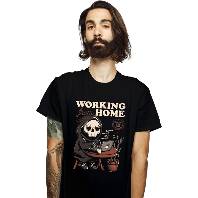 Shirts T-Shirts, Unisex / Small / Black Working From Home