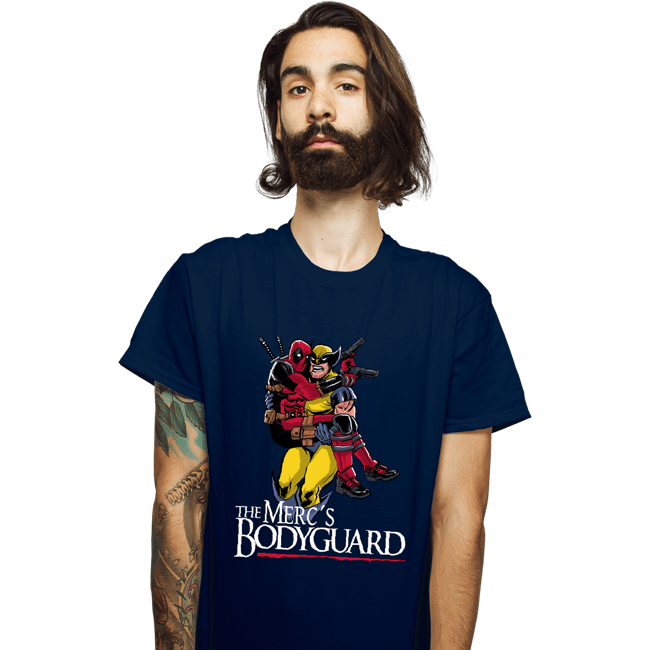Daily_Deal_Shirts T-Shirts, Unisex / Small / Navy The Merc's Bodyguard