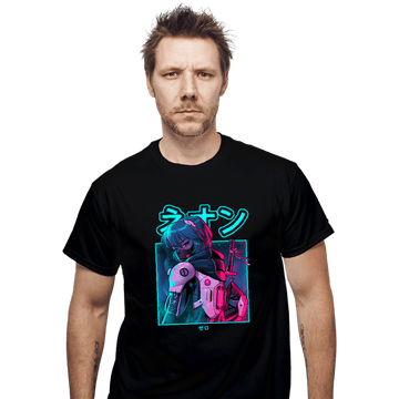 Shirts T-Shirts, Unisex / Small / Black Neon Zero