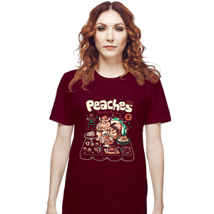 Daily_Deal_Shirts T-Shirts, Unisex / Small / Maroon Peaches Peaches Peaches