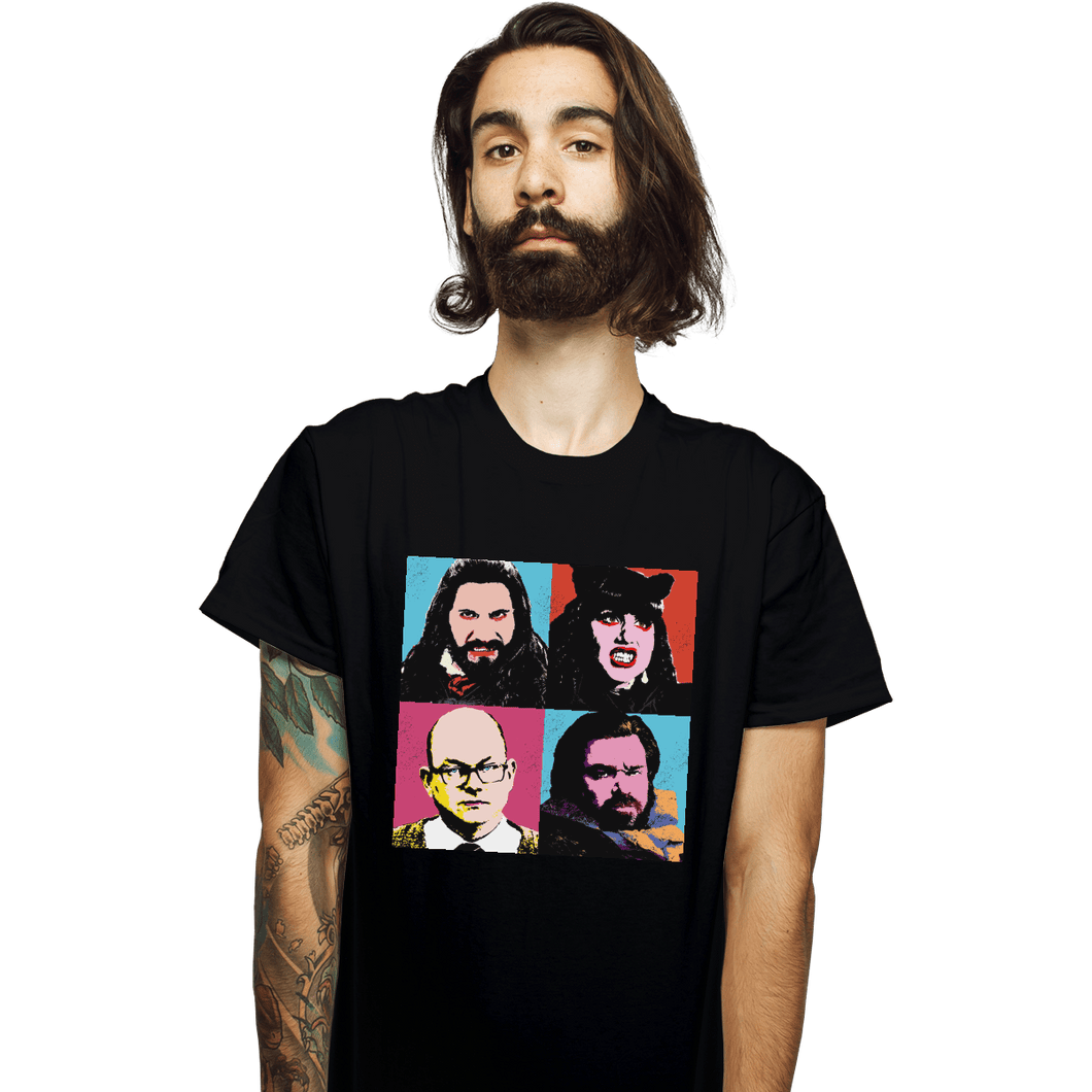 Shirts T-Shirts, Unisex / Small / Black Warhol Vampires