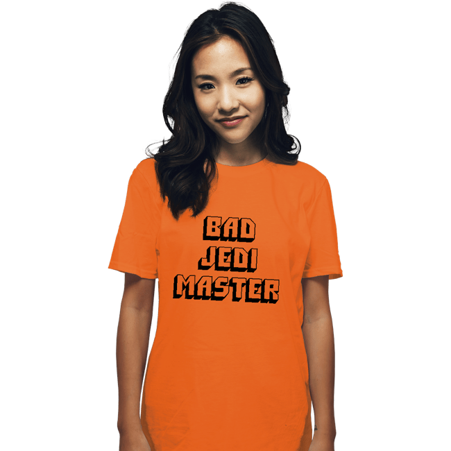 Daily_Deal_Shirts T-Shirts, Unisex / Small / Orange Bad Jedi Master