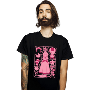 Daily_Deal_Shirts T-Shirts, Unisex / Small / Black Princess Peach Model Sprue