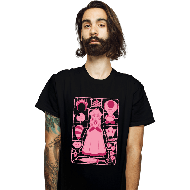 Daily_Deal_Shirts T-Shirts, Unisex / Small / Black Princess Peach Model Sprue