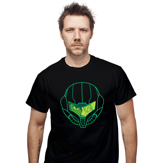 Secret_Shirts T-Shirts, Unisex / Small / Black Metroid Face