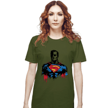 Load image into Gallery viewer, Shirts T-Shirts, Unisex / Small / Military Green Return Of Kryptonian
