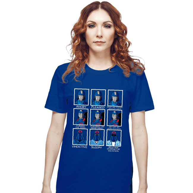 Daily_Deal_Shirts T-Shirts, Unisex / Small / Royal Blue The Many Faces of Cobra Commander