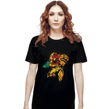 Load image into Gallery viewer, Shirts T-Shirts, Unisex / Small / Black Metroid - Galactic Bounty Hunter
