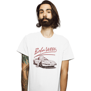 Shirts T-Shirts, Unisex / Small / White Boba Vette