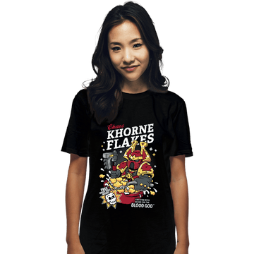 Secret_Shirts T-Shirts, Unisex / Small / Black Khorne Flakes