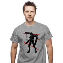 Load image into Gallery viewer, Shirts T-Shirts, Unisex / Small / Sports Grey Crimson Chainsaw
