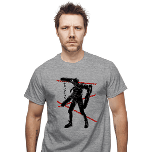 Shirts T-Shirts, Unisex / Small / Sports Grey Crimson Chainsaw
