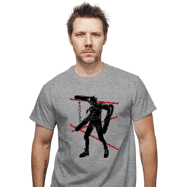 Shirts T-Shirts, Unisex / Small / Sports Grey Crimson Chainsaw