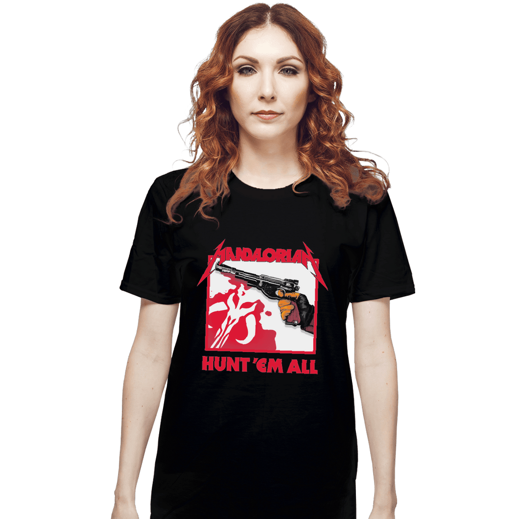Shirts T-Shirts, Unisex / Small / Black Hunt Em All
