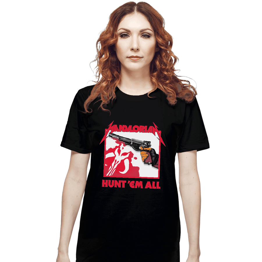 Shirts T-Shirts, Unisex / Small / Black Hunt Em All