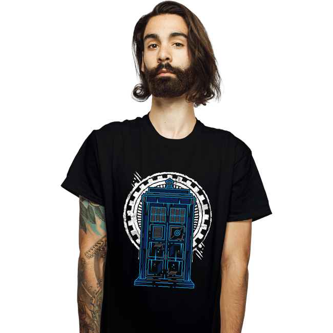 Shirts T-Shirts, Unisex / Small / Black Doctor Time and Space