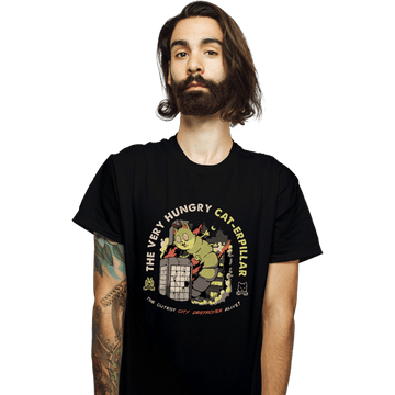 Secret_Shirts T-Shirts, Unisex / Small / Black A Very Hungry Cat-Erpillar