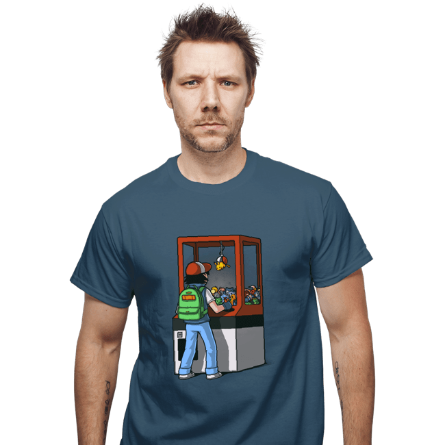Shirts T-Shirts, Unisex / Small / Indigo Blue Gotta Catch Em All