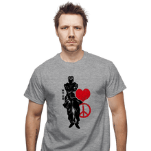 Load image into Gallery viewer, Shirts T-Shirts, Unisex / Small / Sports Grey Crimson Josuke
