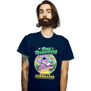 Secret_Shirts T-Shirts, Unisex / Small / Navy Day Dreaming Astronaut