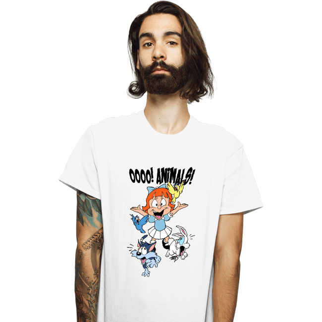 Shirts T-Shirts, Unisex / Small / White Elmyra Loves Animals