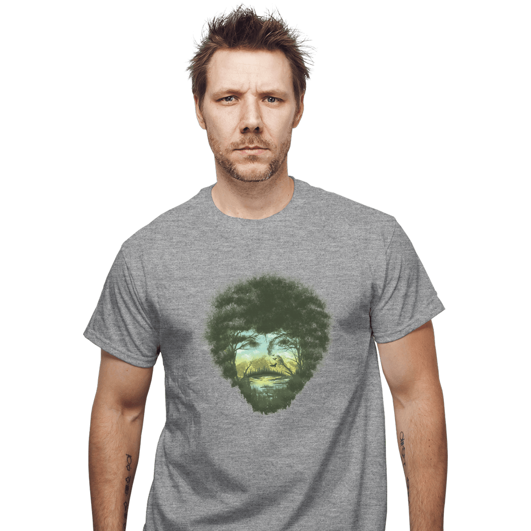 Shirts T-Shirts, Unisex / Small / Sports Grey Bob Ross