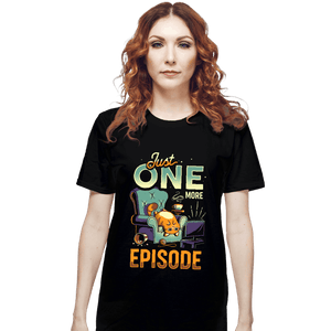 Daily_Deal_Shirts T-Shirts, Unisex / Small / Black Chonky TV Addict