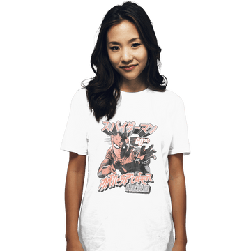 Shirts T-Shirts, Unisex / Small / White Japanese Man Spider