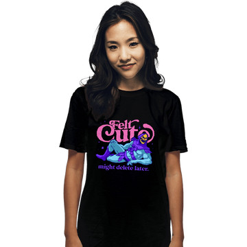 Secret_Shirts T-Shirts, Unisex / Small / Black Felt Cute!