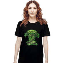Load image into Gallery viewer, Shirts T-Shirts, Unisex / Small / Black Slytherin
