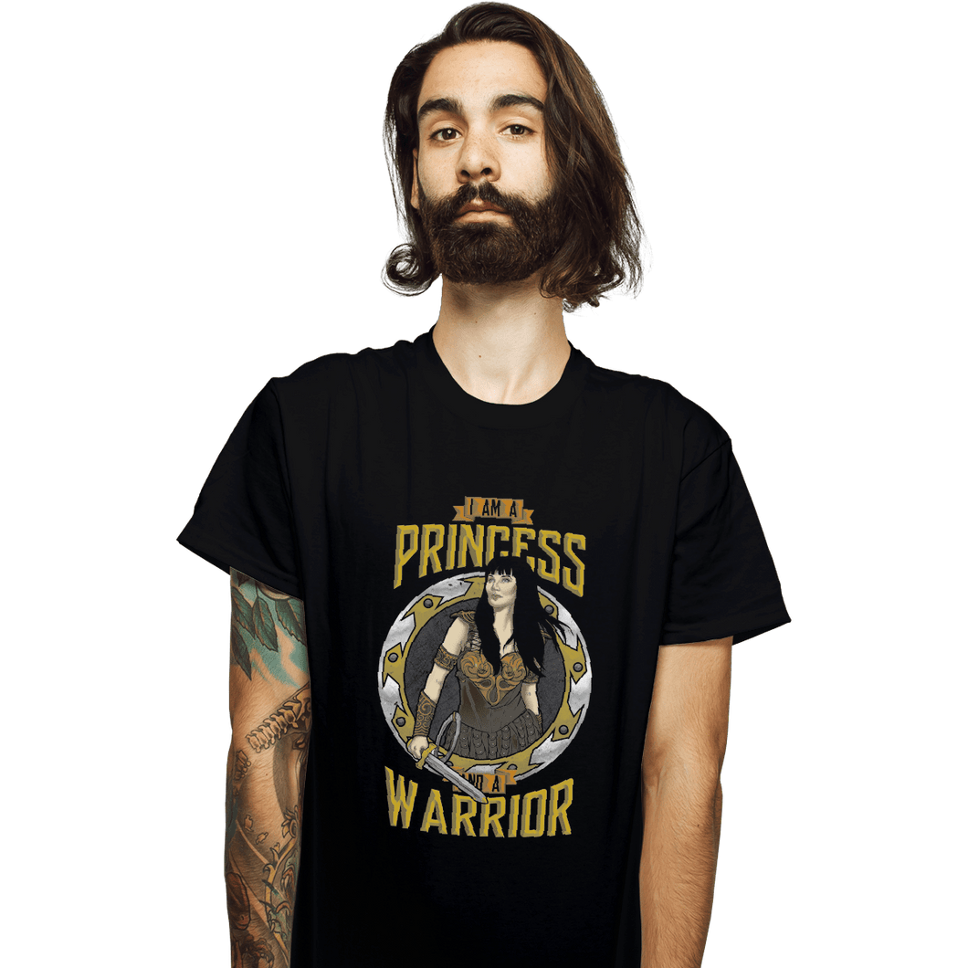 Shirts T-Shirts, Unisex / Small / Black Princess and a Warrior