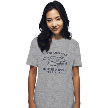 Daily_Deal_Shirts T-Shirts, Unisex / Small / Sports Grey House Hippo Awareness