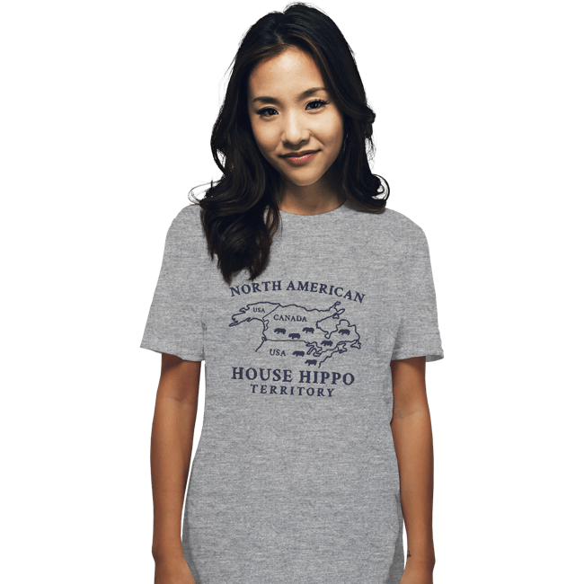 Daily_Deal_Shirts T-Shirts, Unisex / Small / Sports Grey House Hippo Awareness