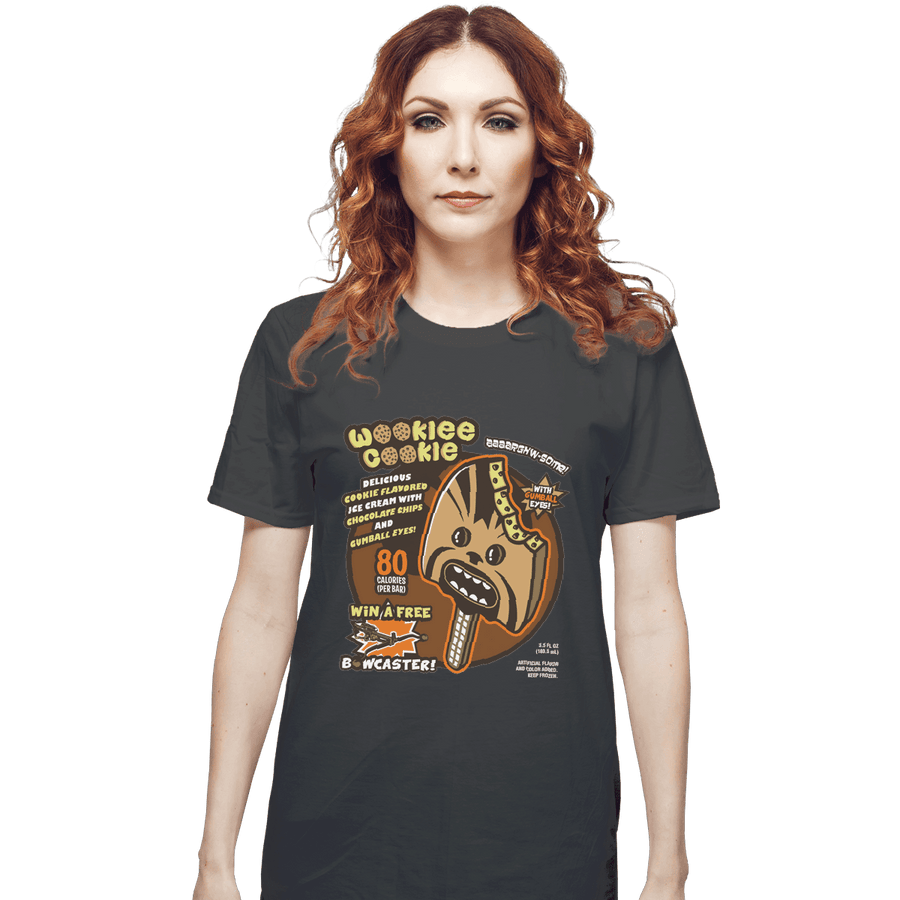 Shirts T-Shirts, Unisex / Small / Charcoal Wookiee Cookie