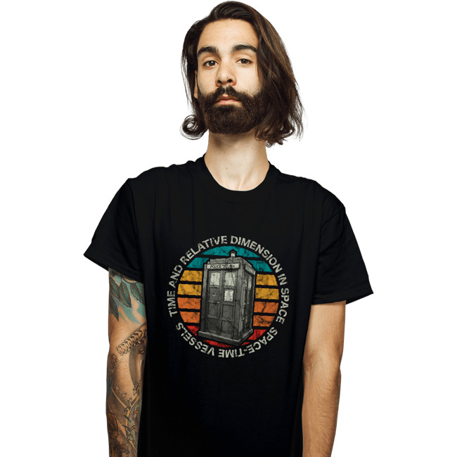 Daily_Deal_Shirts T-Shirts, Unisex / Small / Black Vintage Tardis 1963
