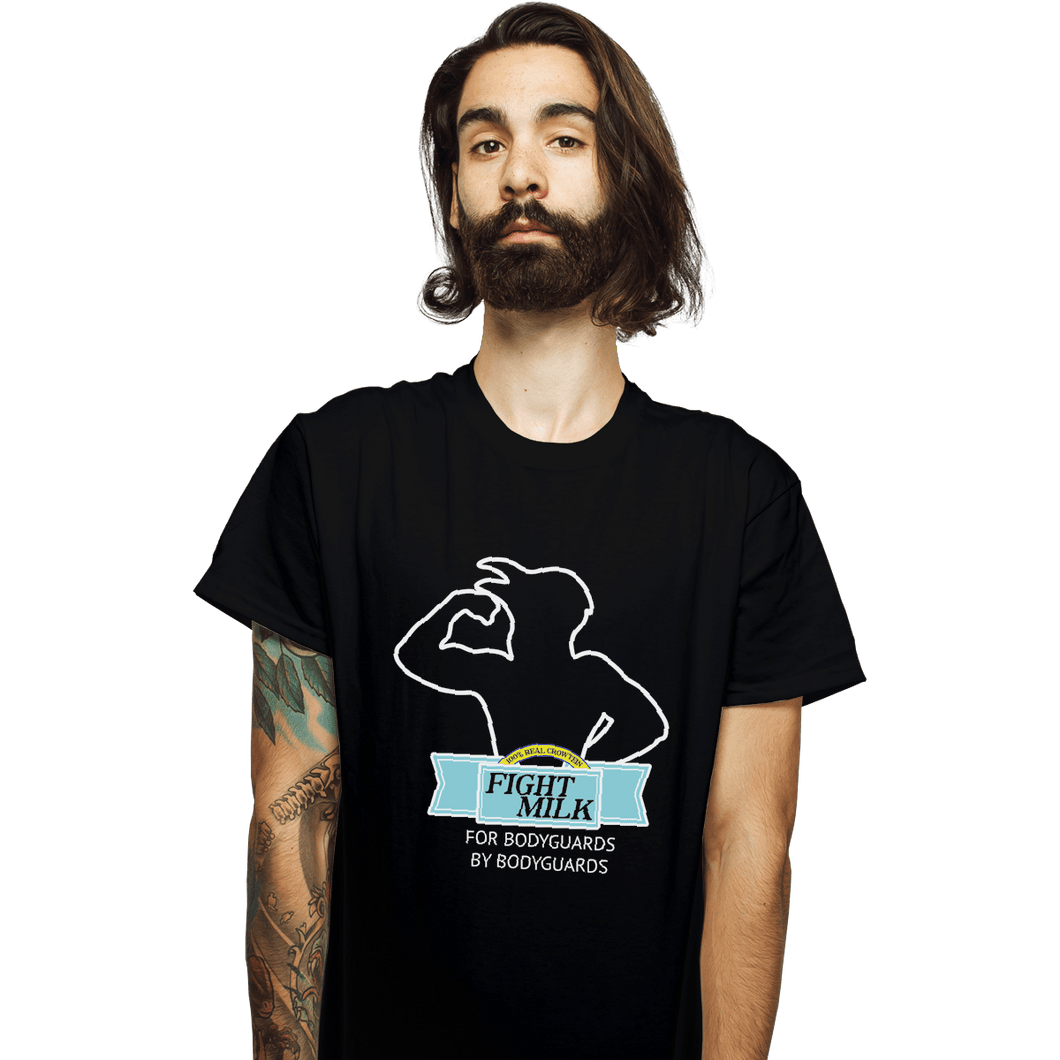 Shirts T-Shirts, Unisex / Small / Black Fight Milk