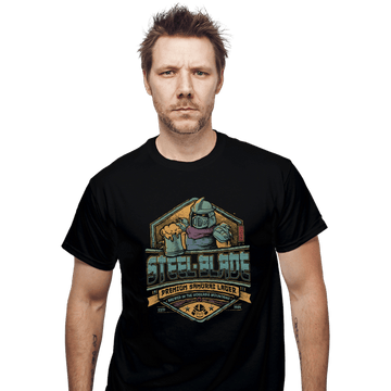 Daily_Deal_Shirts T-Shirts, Unisex / Small / Black Steel Blade Lager