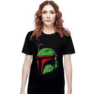 Shirts T-Shirts, Unisex / Small / Black Bounty Hunter Helmet