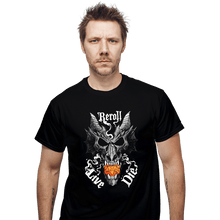 Load image into Gallery viewer, Daily_Deal_Shirts T-Shirts, Unisex / Small / Black Dragon Skull Dice
