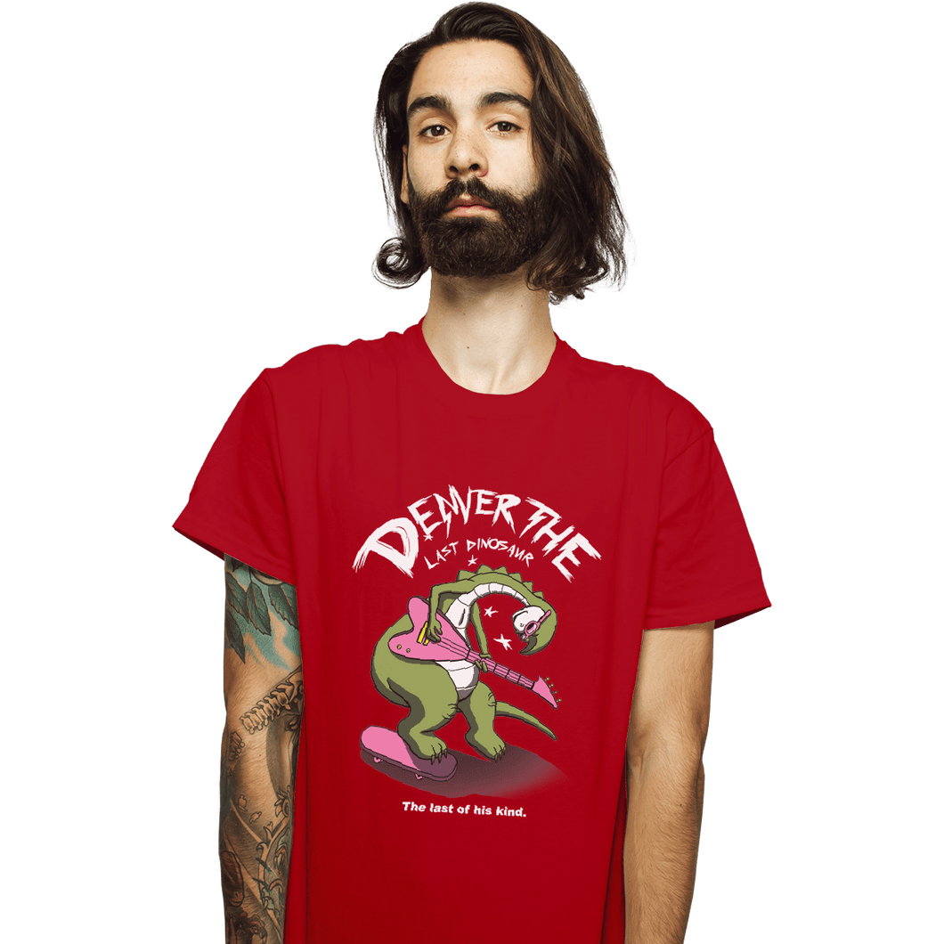 Shirts T-Shirts, Unisex / Small / Red Last Dinosaur Vs The World