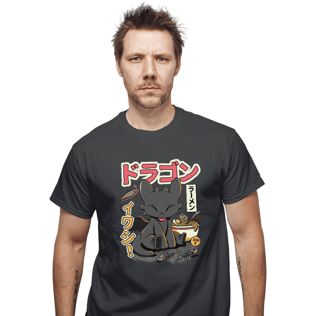 Shirts T-Shirts, Unisex / Small / Charcoal Ramen Night