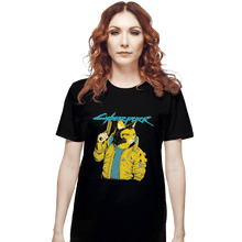 Load image into Gallery viewer, Shirts T-Shirts, Unisex / Small / Black Cyberpurr
